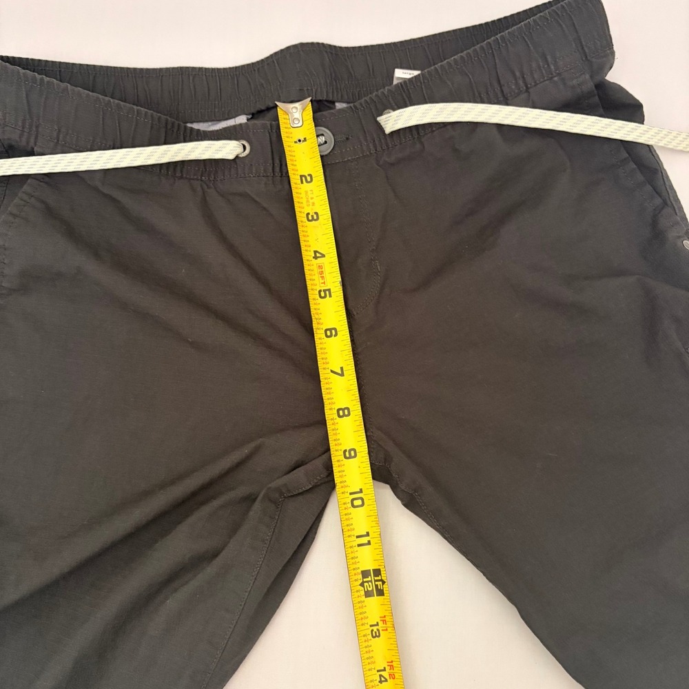 Vuori Pants Ripstop Climber Mens Large Charcoal Black Stretch Utility Hiking - Picture 7 of 9